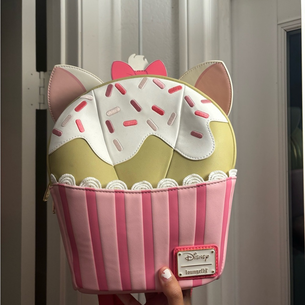 Loungefly Disney Cupcake Backpack - Pink and White